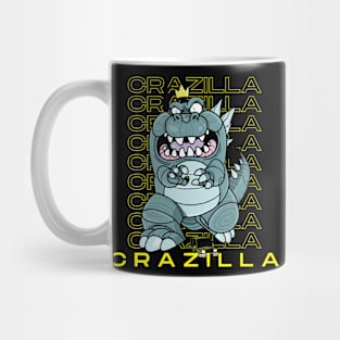 Godzilla / Crazilla Mug